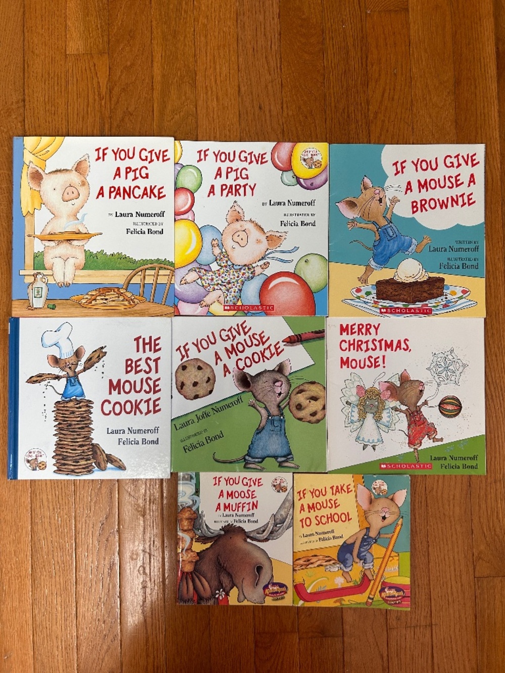 Lot 8 If You Give Series Numeroff Muffin Party Christmas Pancake Brownie Cookie